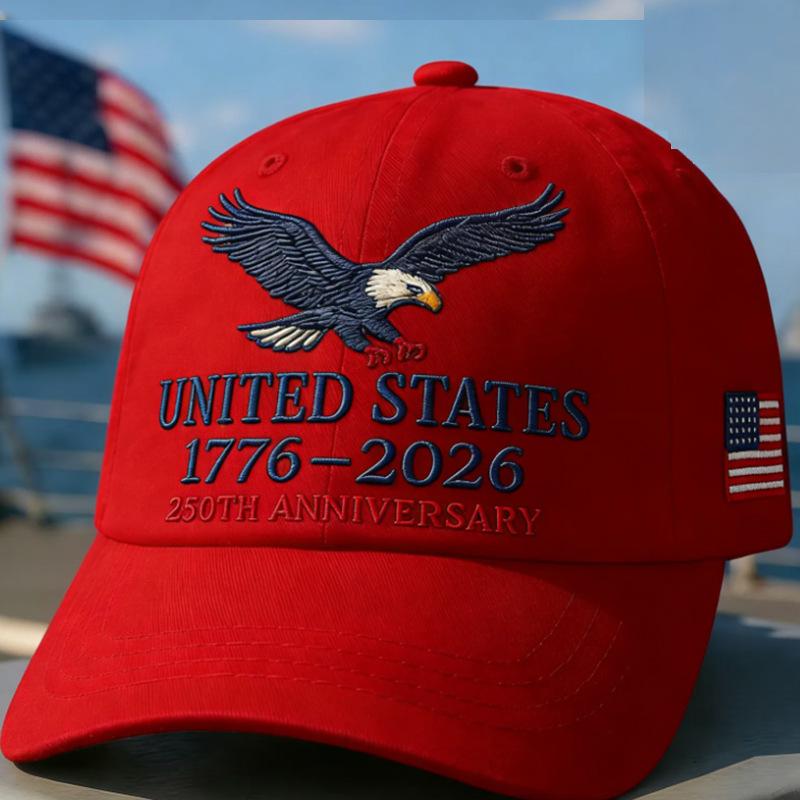 Freedom Outdoors Women's Khaki U.s. 250Th Anniversary Retro Washed Cap 250Th Anniversary Retro Hat 56-60Cm