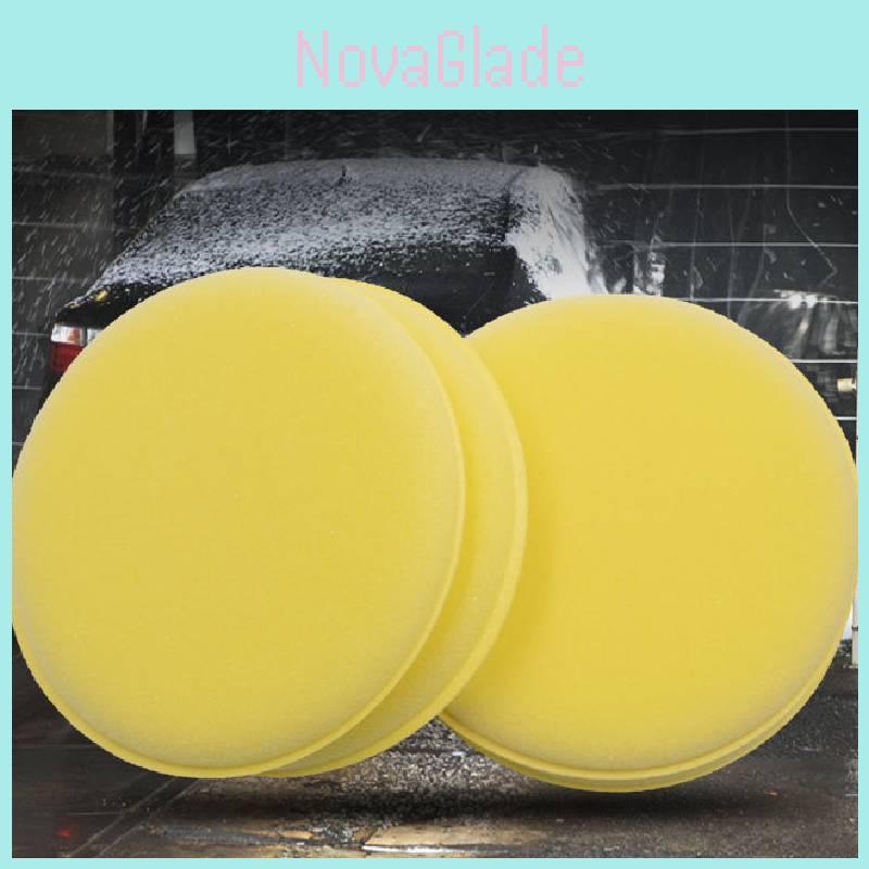 Car Waxing Sponge Round Edged Sponge For Cleaning Waxing And Polishing