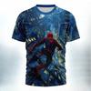 Men Marvel Superhero Spider-Man 3d T-Shirt For Casual Summer Use Quick-Drying Breathable Comfortable Short Sleeve Tops Clothing