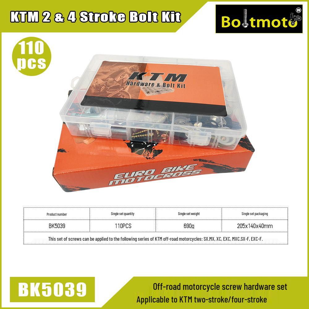 

Набор быстрого ремонта из 110 винтов для внедорожных мотоциклов KTM и Husqvarna #BK5039 B Sticker Set