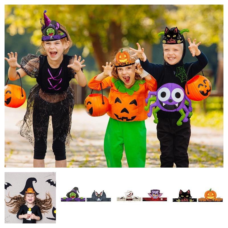 New Halloween Paper Hats For Children's Parties Wholesale Decorations