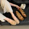 2025 French Gentle Mary Jane Shoes Women's Flat-soled Evening Soft-soled Ballet Shoes