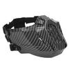 Skull Half Face Cover Guard Tactics Mouth Nose Protection Shield Carbon Fiber Texture for CS Outdoor Game