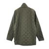 Barbour Quilted Jacket S Green System Back Fleece Men's Used
