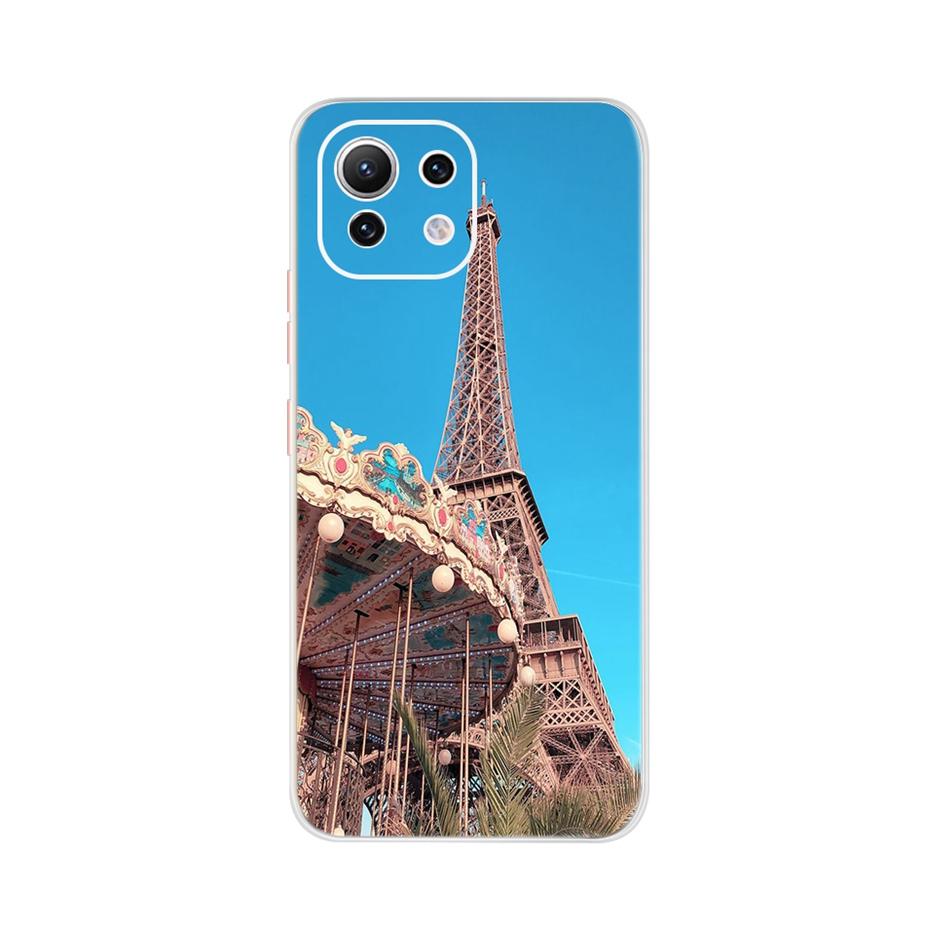 For Xiaomi Mi 11 Lite Case Cute Cartoon Cover For Xiaomi Mi 11 Lite 5G Phone Cases Mi11 Lite 11Lite Soft TPU Fundas Capa 6.55''