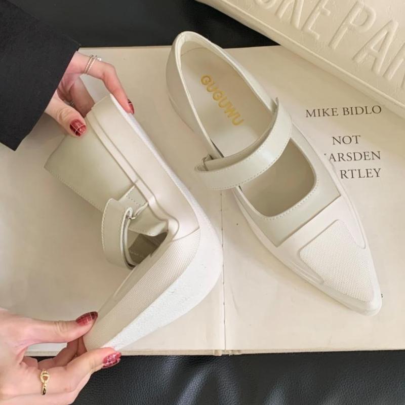 

Модная Удобная Повседневная Обувь на Плоской Подошве Женская Мода Острый Носок Мелкая Дизайнерская Роскошная Обувь Женская Летняя Нескользящая Обувь Кеды Zapatos De Mujer 35 абрикосовый