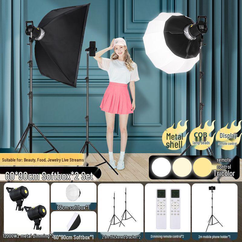 Zheyu Bright Spherical Fill Light for Indoor Live Streaming and Photography