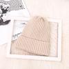 New Winter Mohair Pullover Hat Korean Style Curled Bell Shaped Knitted Hat for Women Candy Colored Warm Woolen Hat
