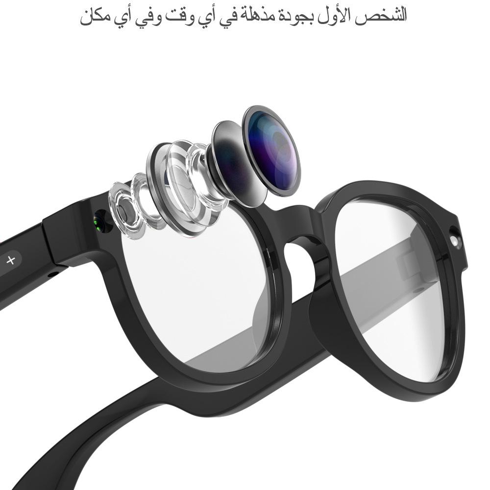 AIMB-S1 Smart Glasses: 5MP Camera, Anti-Shake, AI Translation, Image Recognition, HD Recording