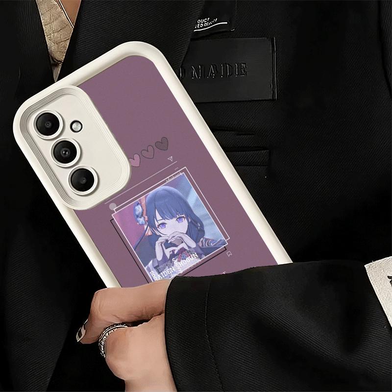 Phone Case for Samsung Galaxy S26 S25 Ultra S24 FE Genshin Impact Simple Design Shell S23 Plus S22 + S21 S20 5G Soft Silicone Fu