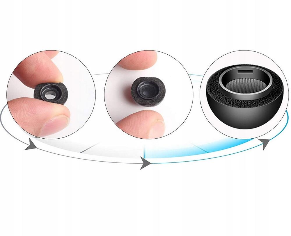 Silicone Earbuds for Apple AirPods Pro GEN 1/2/3 Set (, , ) Black