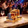 Carafa de Whiskey din Sticlă în Formă de Camion, Carafe Vintage pentru Băuturi Spirtoase, Sticlă de Depozitare Licori cu Sigiliu Ermetic, Decor Bar Acasă