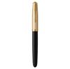 PARKER Fountain Pen 51 Premium Black GT Medium Point 18K Gold Nib Gift Box Genuine Imported Product 2123512