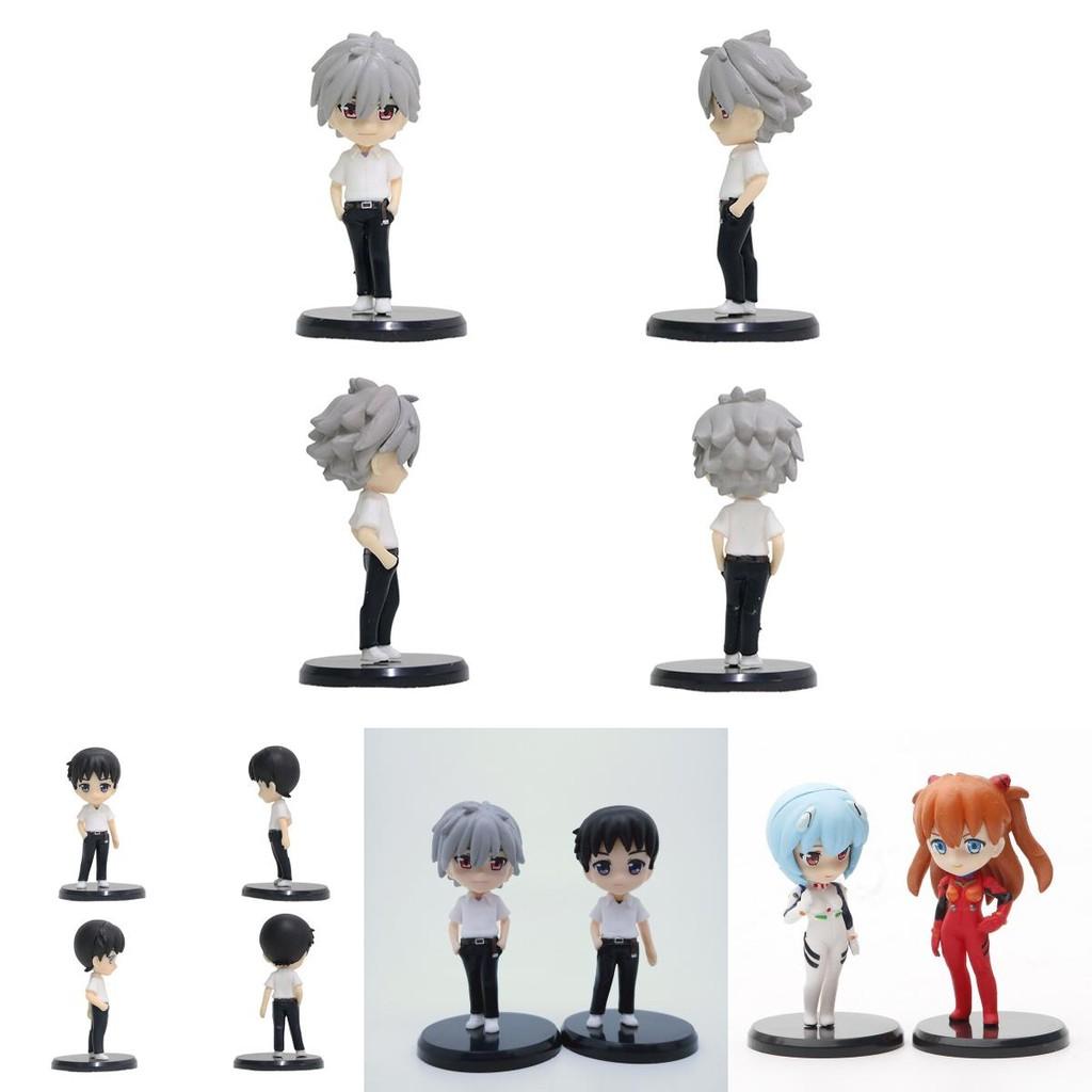 Exquisites Evangelion Eva Mini-Figuren-Set mit Rei Ayanami und Asuka Langley