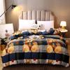 Luxury Flower Style Cotton Duvet Cover Skin-friendly Soft Bedding White Floral Botanical Pattern Comforter Cover with Zipper