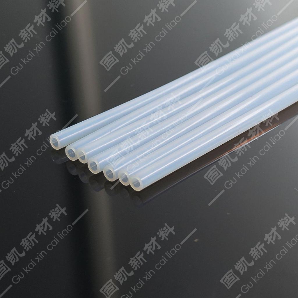 High Temperature & Corrosion Resistant PTFE Teflon Tube: Milky White, Soft, Pressure-Resistant Hose Sleeve.
