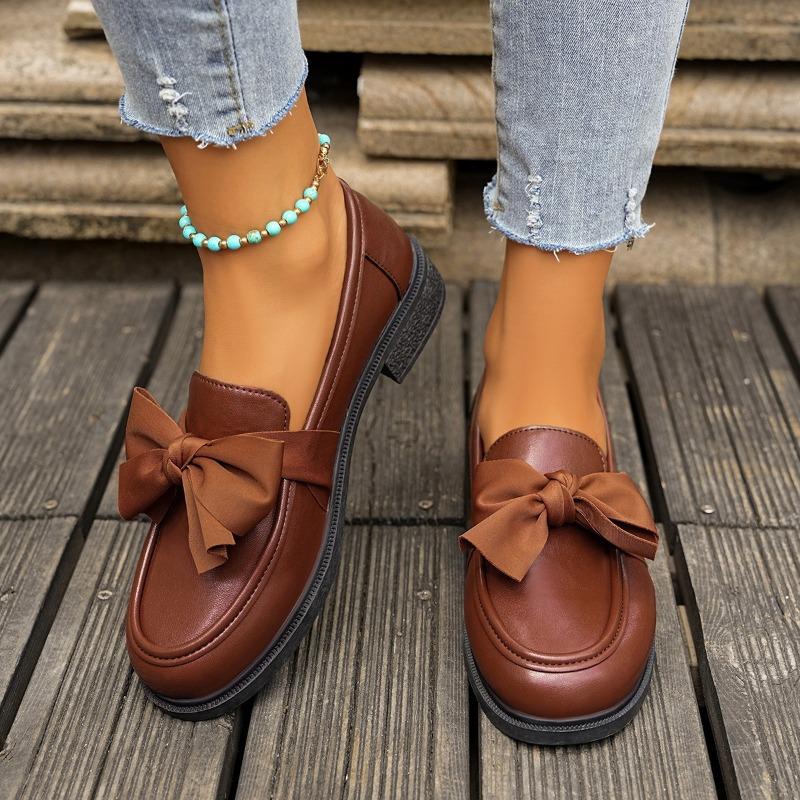 

Новая универсальная женская обувь на плоской подошве: Лоферы на массивном каблуке 36 темно-коричневого