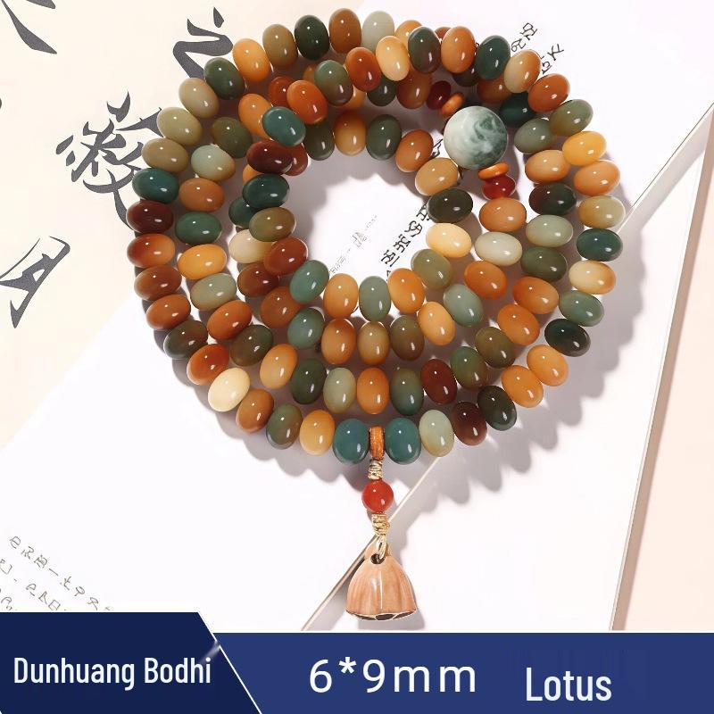 Retro Ethnic Bracelet & Prayer Beads: 108 Bodhi Beads with Scented Sachet Necklace for Women & Men