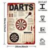 Vintage Metall Dart-Anzeigetafel Wandkunst Dekoration für Bar Pub Restaurant