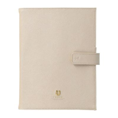 EDiT Planner One Page Per Weekly Vertical A5 Pedile Shiny Beige Cover, Day, Layout, Size, Silhouette, Multi-functional, Marks,
