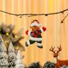 4 Pcs Bear Santa Pendant Christmas Tree Decorations For Home Party Indoor Outdoor Use Hanging Holiday Ornaments M68E