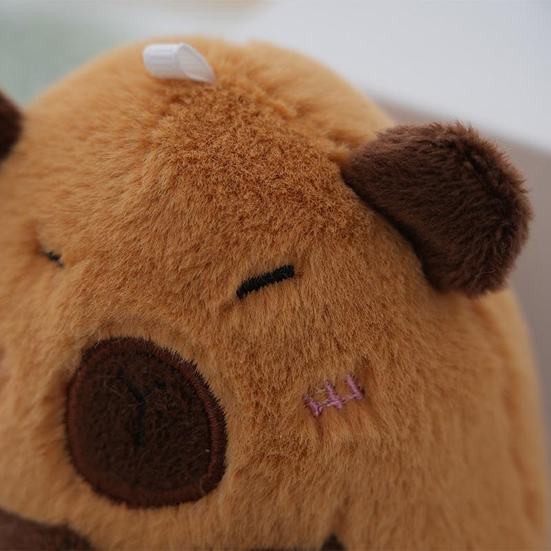 Capibala Doll Cute Capybara Plush Toy Key Chain Backpack Ornaments Bag Pendant