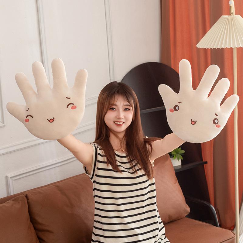 Creative Palm Pillow Plush Toy Small Hand Doll Kindergarten Baby Performance Props Children'S Soothing Ragdoll