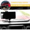 JL Phone Mount Storage Box with Cover, Dash Cell Phone Mount Dashboard Phone Holder with Tray for 2018- Jeep Wrangler JL -2024 Jeep Gladiator JT