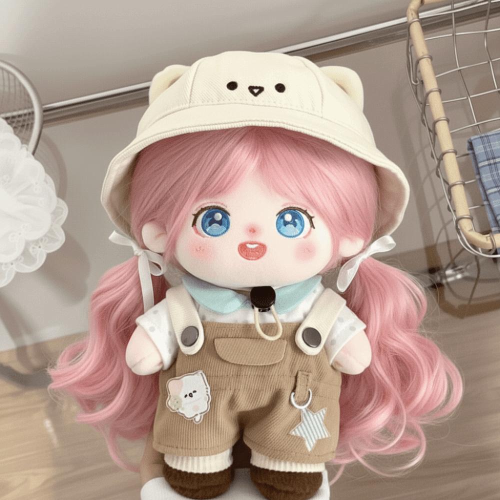 1 set Outfit Cotton Doll's Clothes Bear Hat Plush Doll Clothes  20cm Cotton Doll