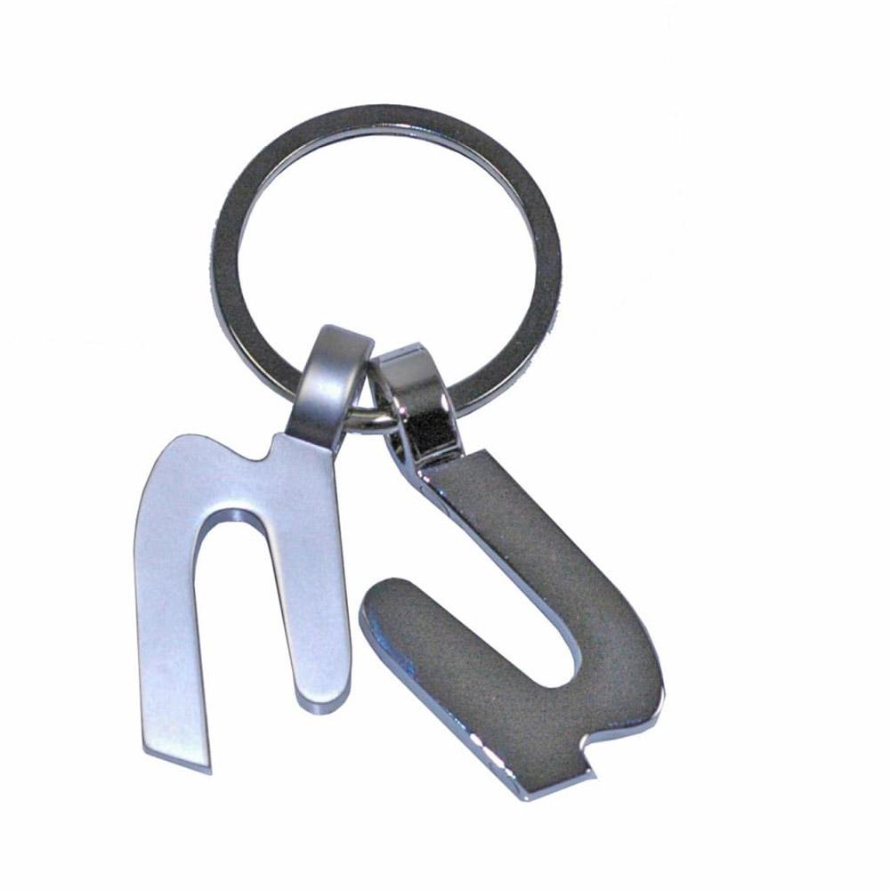 Lifefx Lifefx Puzzle Schlüsselanhänger (Silber) (Kurve)