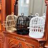 1 buc Micro Decorare peisaj 1/12 Casă de păpuși Miniatura Metal Cușcă pentru păsări Model Mobilier Scenă de cameră Accesoriu DIY