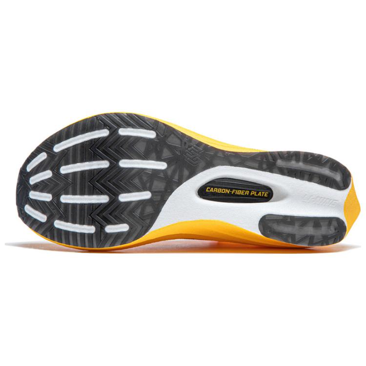 New LINING Feidian 4 Elite Running Shoes Unisex Low Top Neon Mango Yellow ARMU007-20