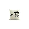 Luxurious Romantic Retro Words Quotes Throw Cushion Cover Pillow Case For Sophisticated Home Decor