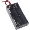 A20F-5 Pcs 3.7V 18650 Battery Holder Housing Plastic Battery Storage Box With Wire Leads ,18650 Battery Housing Spiral Spring