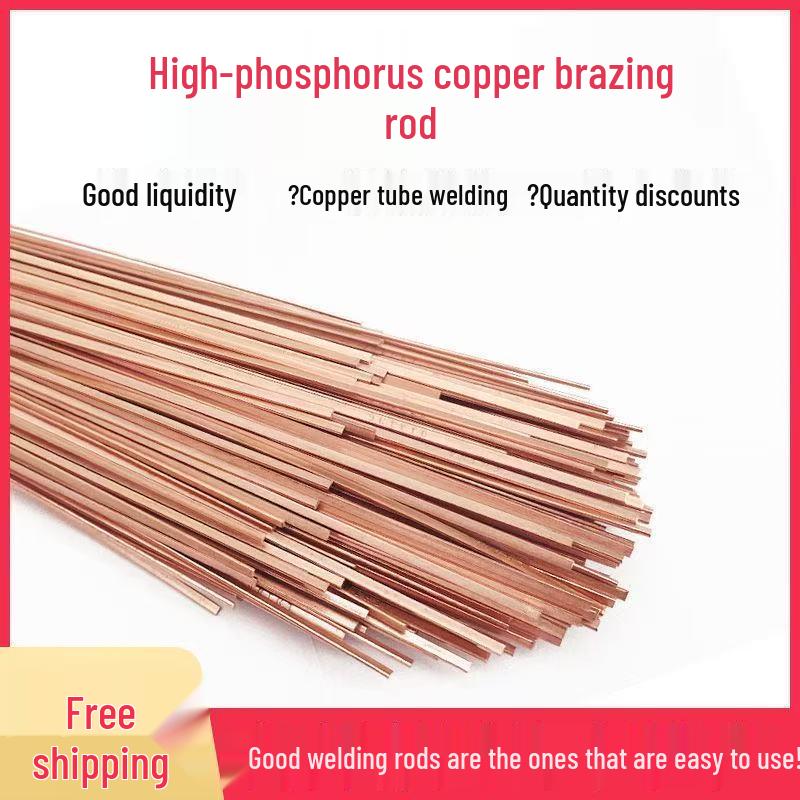 Vareta de Solda de Fósforo de Cobre L201 - Ideal para Soldagem de Tubos de Geladeira e Ar Condicionado