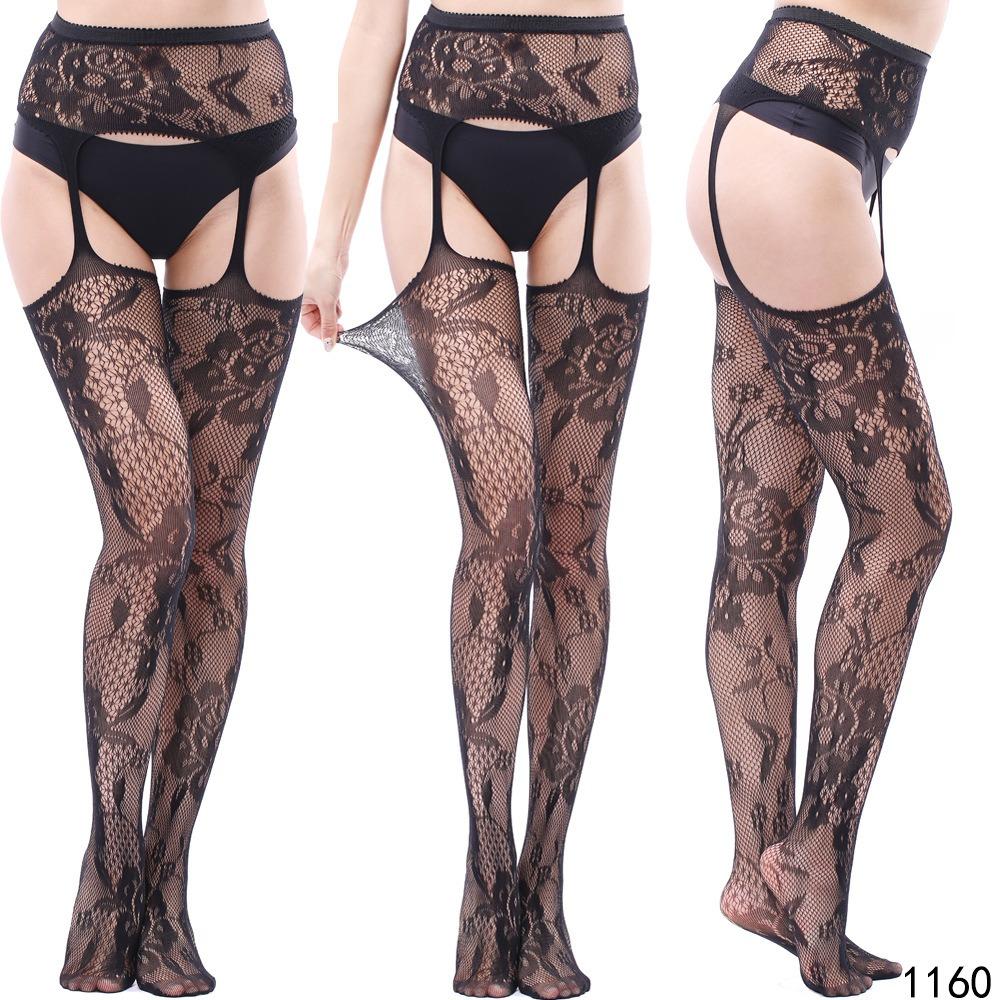 Kvinner Fishnet Garter Belte Lår Høy Sommer Sexy Strømpebukse