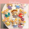 Cartoon Plush Rilakkuma Bear Doll Keychain Bag Pendant Toy Accessories Gifts