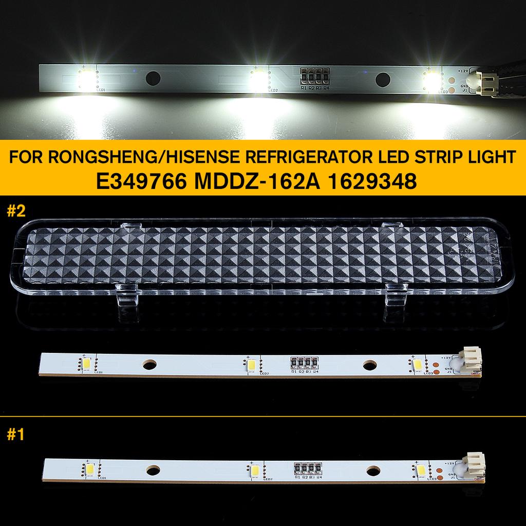 Luce Per Frigorifero Gorenje - Striscia LED 12V 2W, Compatibile Con Rongsheng/Hisense, Ricambio E349766 MDDZ-162A