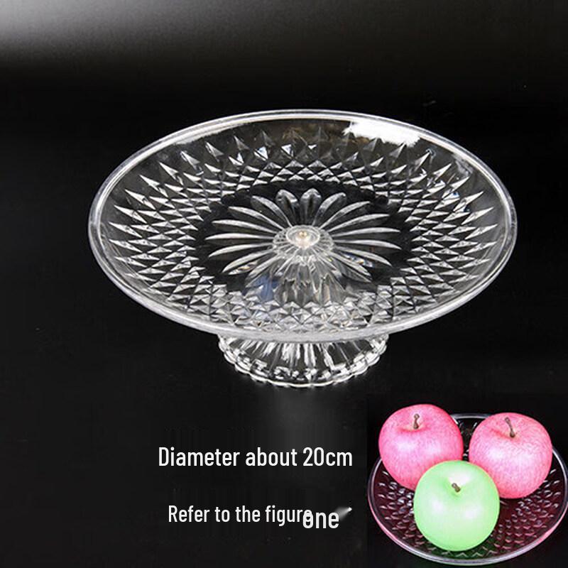 European Style Acrylic High-Foot Fruit and Candy Bowl