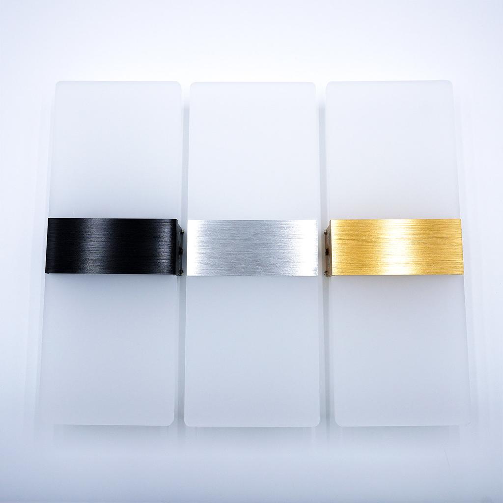 Modern Minimalist Wall Lamp, Indoor LED Wall Light, Aluminum Acrylic Hardwire, Bedroom Living Room Corridor Staircase Sconces