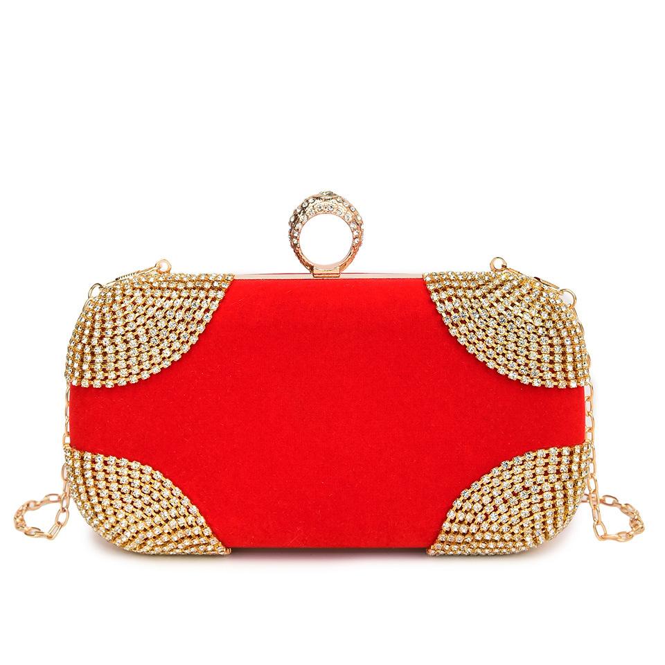 

Diamond studded dinner bag, women s bag, 2025 new fashionable texture single shoulder hand-held crossbody box bag