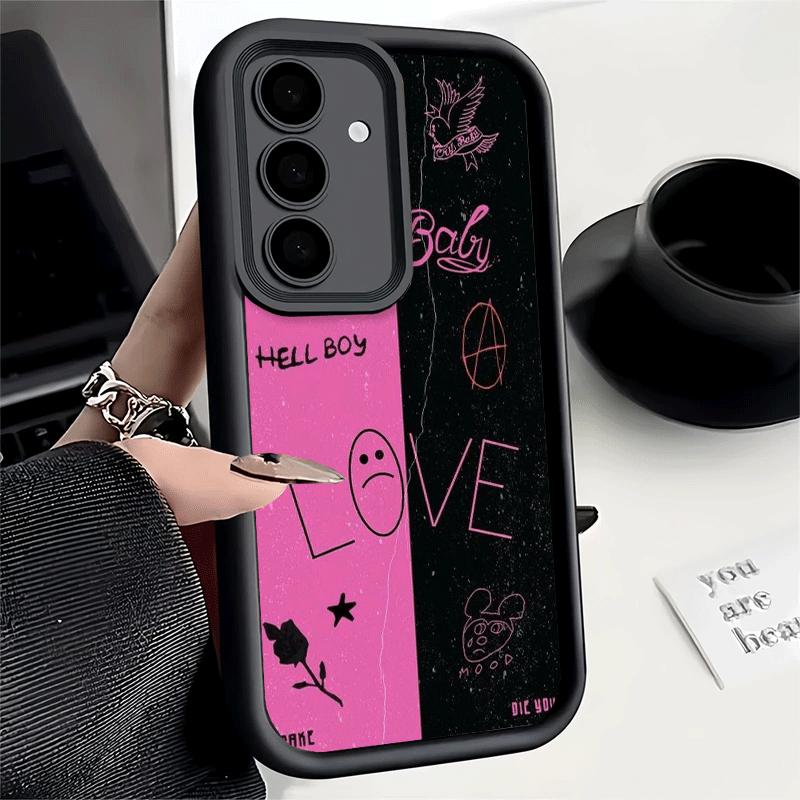 

Phone Case for Samsung Galaxy S26 S25 Ultra S24 FE Lil Peep Hellboy Love Shell S23 Plus S22 + S21 S20 5G Soft Silicone Funda Samsung S20 Ultra