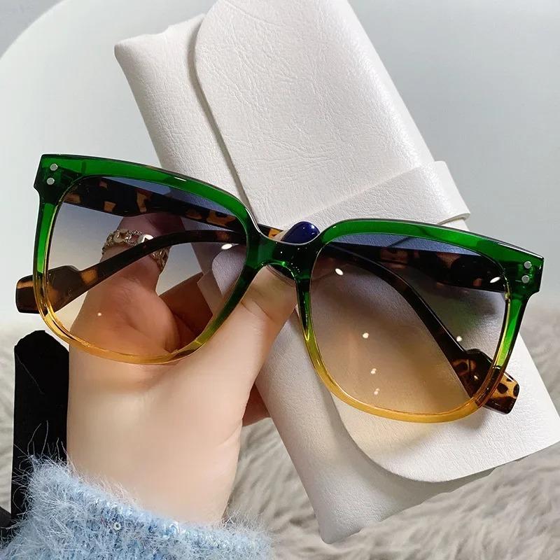 

Large Frame Sunglasses For Women UV Protection Gradient Unisex Retro Eyeglasses Cycling Sunshade Fashion Vintage Sunglasses