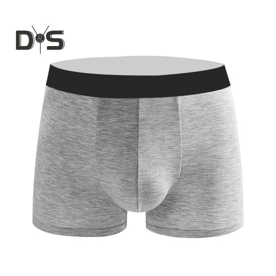 

Мужские трусы-боксеры средней посадки U-образной формы из модальной ткани, мягкие, удобные, эластичные, непромокаемые трусы-шорты, не впитывающие пот XL серый