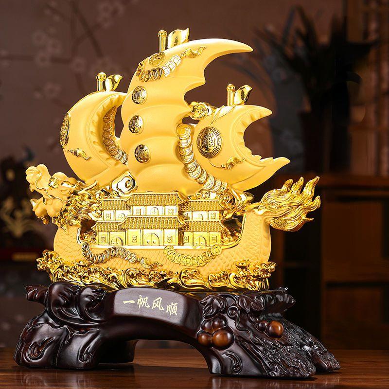 Smooth Sailing Boat Decorations Housewarming Relocation Gift Giving Boss's Office Financial Attraction Decoration Home