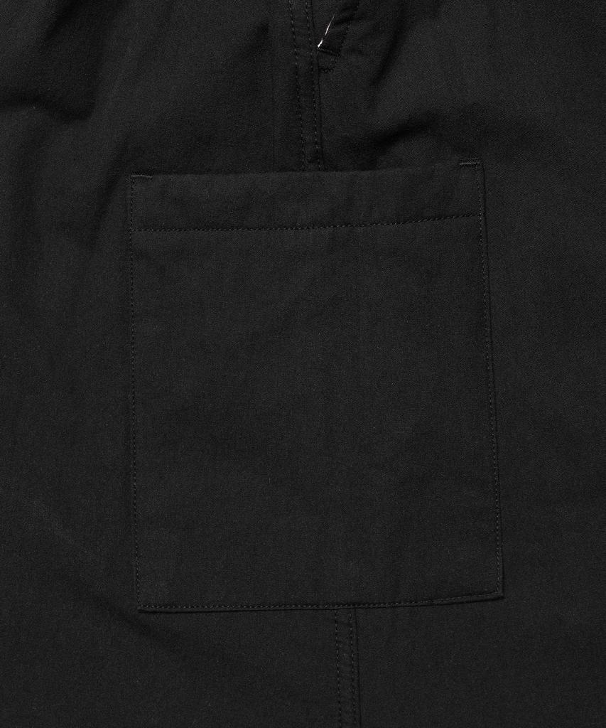 Cotton Bell Padded Cargo Skirt - Black