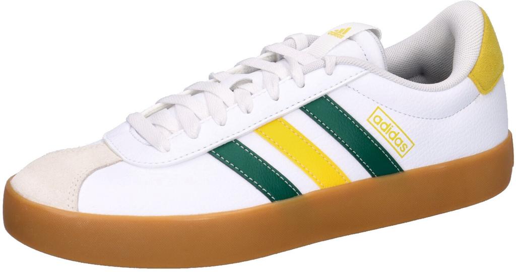 Кроссовки Adidas VL Court 3.0 ftwr white/collegiate green/utility yellow