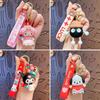 Cartoon Epoxy Doll Keychain: Women's Creative Couple Bag & Car Ornament, Small Gift Accessory