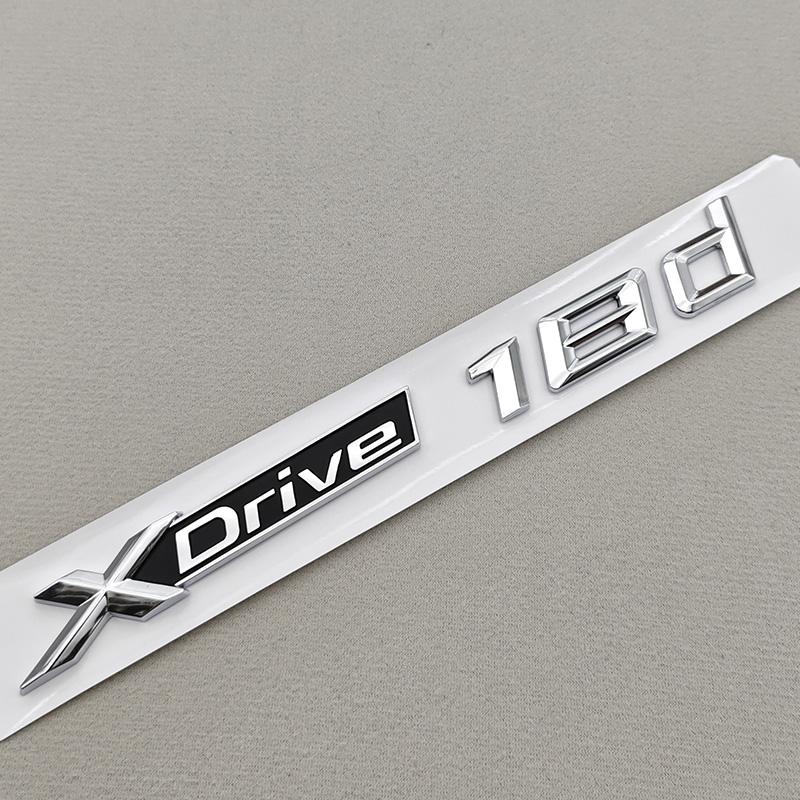 3D ABS Litery Logo Samochodu X1 XDrive 20i Emblemat Tylny Bagażnik Błotnik Boczne Naklejka Emblematyczna Dla BMW X1 X2 X3 XDrive Więcej Akcesoriów Samochodowych