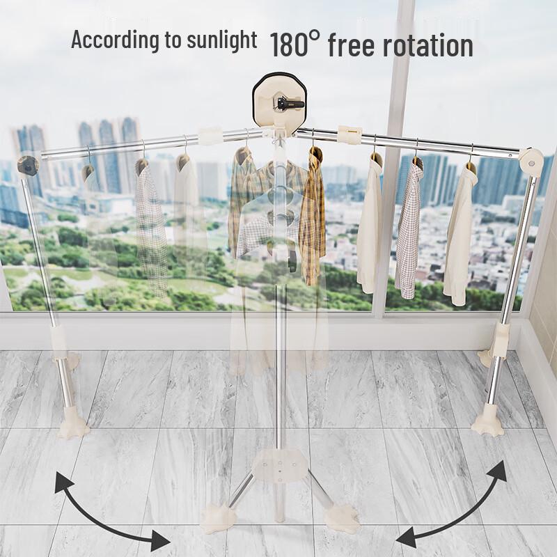 Xuan Yong Telescopic Suction Cup Clothes Drying Rack